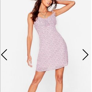 NastyGal Mini Floral Dress
